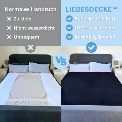 Liebesdecke™ - Die Wasserdichte Kuscheldecke