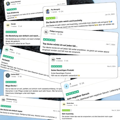 Liebesdecke™ - Die Wasserdichte Kuscheldecke